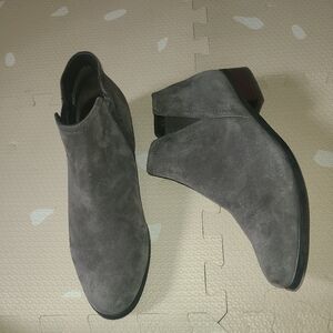 Vaneli Gray Ankle Boots